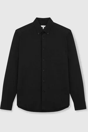 Reiss Greenwich Slim Fit Button-Down Krave Cotton Oxford SkjorterXL