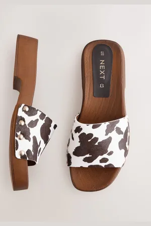 Next Open Toe Studded Clog Mule Sandalseu40