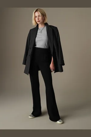 Next Flared Jersey Trousers42 Petite