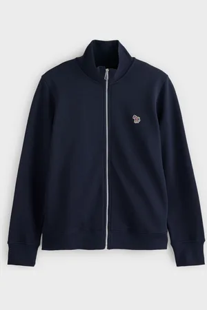 Paul Smith Navy Zip Through SweaterL