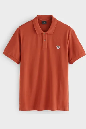 Paul Smith Regular-Fit 100% Organic Cotton Brown Polo Shirtxxxlarge