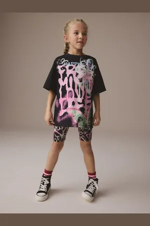 Next T-Shirt And Cycling Shorts Set (3-16yrs)146152cm