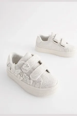 Next Butterfly Touch Fasten Strap Trainers