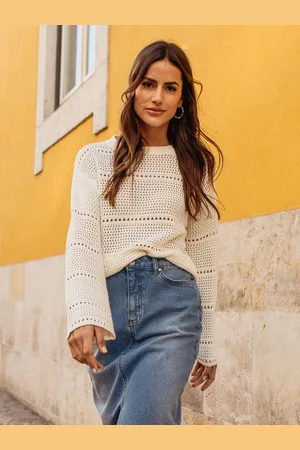 Threadbare Pointelle Crochet Jumper40