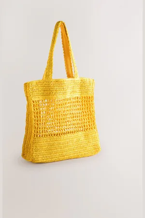 Next Skuldertaske med halmEn