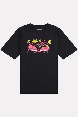 New Balance Girls 100% Cotton CDL Floral Graphic T-Shirt7 - 8 år (122 - 128cm)