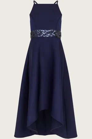 Monsoon Strappy Sequin High Low Prom Dress166168cm
