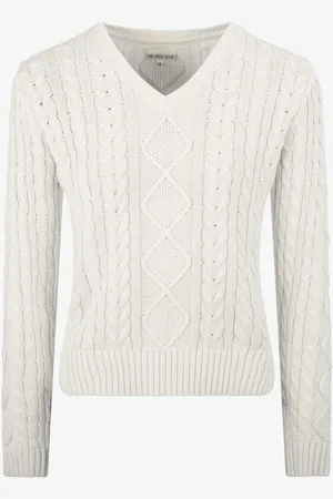 The Little Tailor Kids Fisherman Cable Knit 100% Cotton Jumperxl