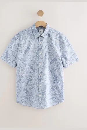 Next Jacquard Printed Short Sleeve Shirt4X-Large