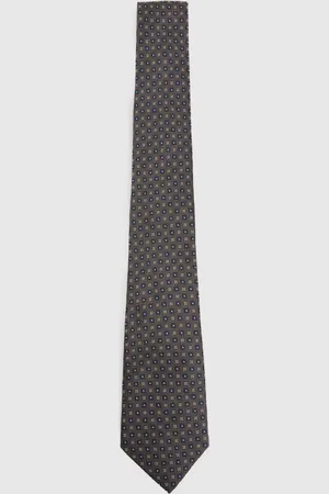 Reiss Pelosa Silk Blend Foulard Floral TieEN