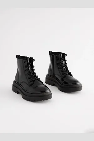 Next Lace Up Chunky Ankle Boots