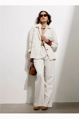 River Island Stripe Oversized Blazer