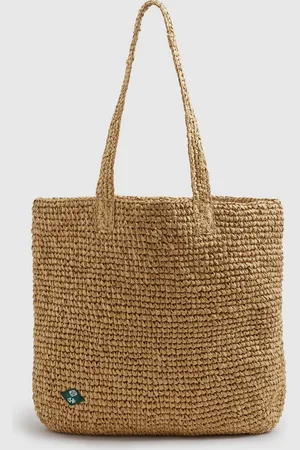 Reiss Ravello Ché Raffia Tote BagEn
