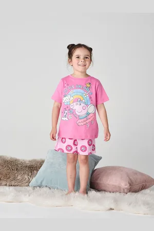 Brand Threads Peppa Pig Short 100% Cotton Pyjama Set104110cm
