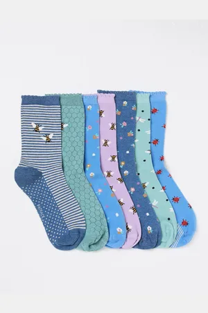 Fat Face FatFace 7 Pairs of Bug Socksen
