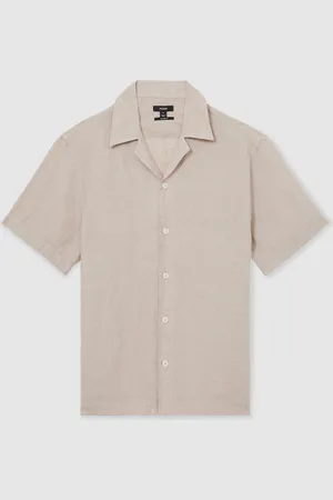 Reiss Beldi Cuban Collar Shirtmedium