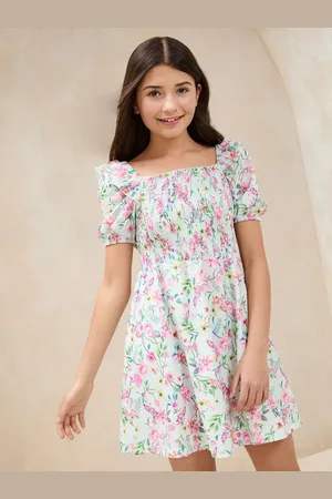 Lipsy London Rynket Jersey Pufærme Kjole (5-16år)128134cm