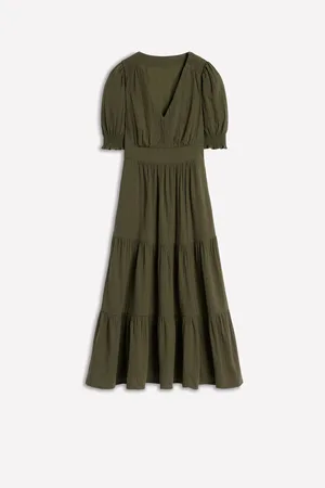 Boden 100% Cotton Anna Double Cloth Midi Dress38