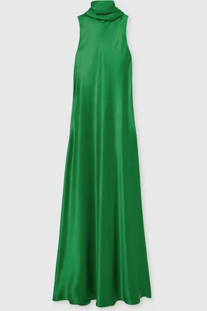 Reiss Fae Satin Cape Maxikjole32