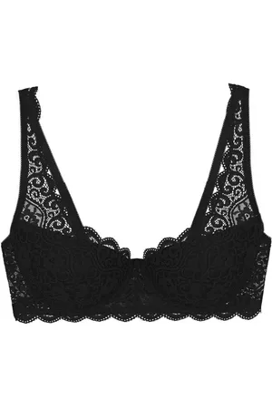Triumph Amourette Wi and Half Padded Black Bra70C