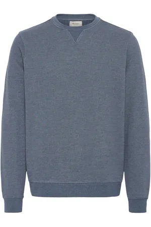 Blend Sand Woven Crew Neck Sweaterlarge