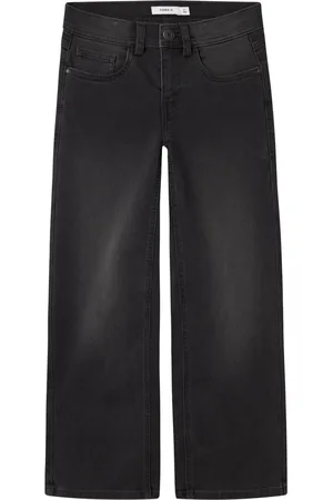 NAME IT Brede bukseben 100% bomulds Jeans116122cm