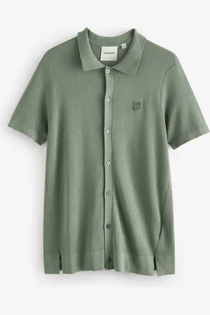 Lyle & Scott Blend Knitted Polo Shirtslarge