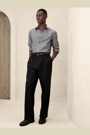 Banana Republic Slim Rynke-resistent Kjole-skjorteL
