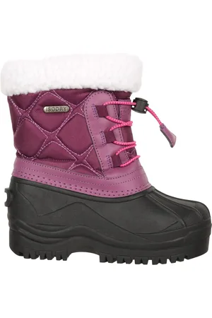 Mountain Warehouse Arctic Junior Waterproof Fleece Lined Adaptive Snow Boots