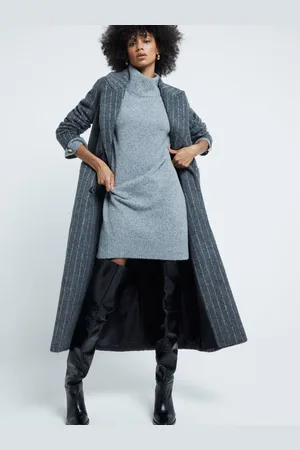 River Island Høj hals Strikket Trøje KjoleL