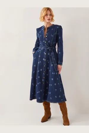 Monsoon Lulu Daisy Denim Midi Dress42