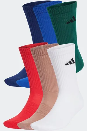 adidas New Logo Crew Socks 6 PackUK 6.5 - 8