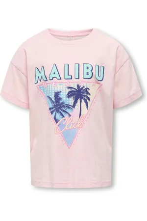 ONLY Oversized 100% Organic Cotton Graphic Print Malibu Purple T-Shirt146152cm