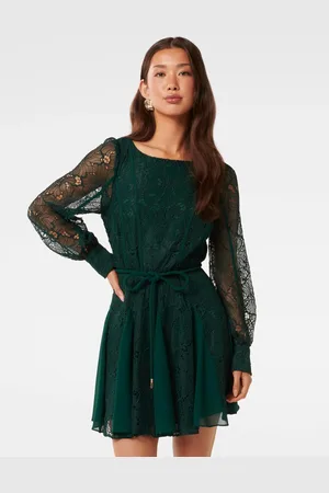 Forever New Sarah Lace Splice Mini Kjole38