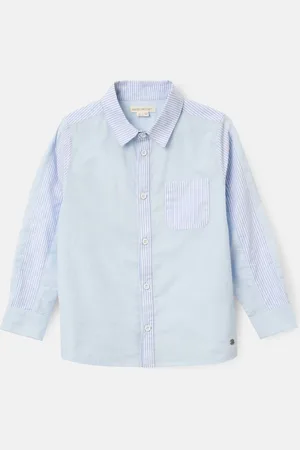 Angel & Rocket Chase Stripe Panel Smart 100% Cotton Shirt7 år (122cm)