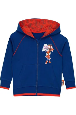 Character 100% Cotton Spidey And His Amazing Friends Hoodie3 - 4 år (98 - 104cm)