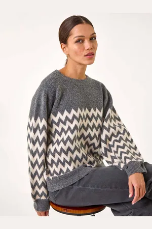 Roman Zig Zag Knitted Jumper40