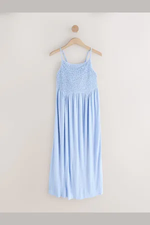 Next Strappy Shirred Jersey Maxikjole44