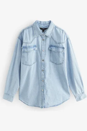 Next Oversize Denim 100% bomuldsskjorter3XL Reg