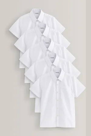 Next 5 Pack Kortærmet skoleskjorter (3-17år)9 år (134cm)