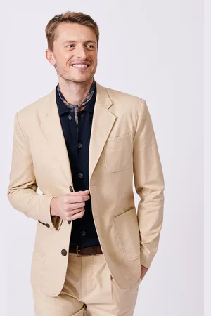 Aubin Mareham Patch Pocket Brown Blazer44r