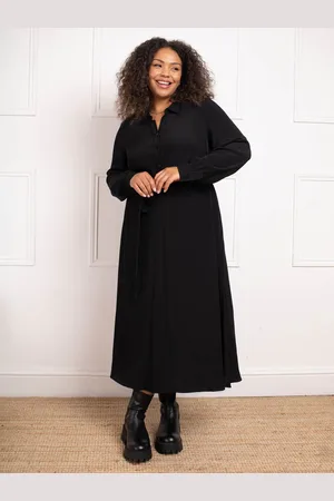 Live Unlimited London Petite Knapper Belted Skjortekjole50