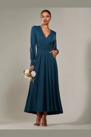 Jolie Moi Long Sleeve Supersoft Jersey Maxi Dress
