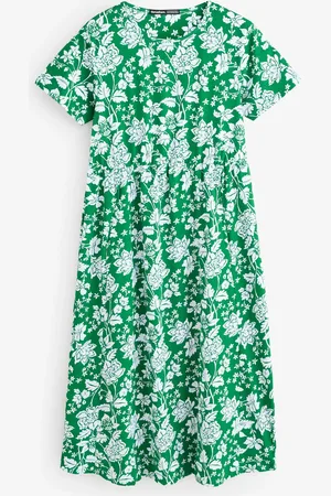 Threadbare 100% Bomuld Smock Style Midi Kjole42