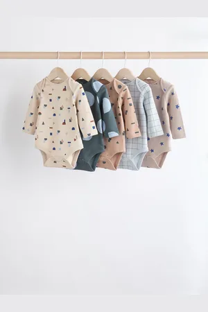 Next Langærmede babybodyer 5 Pakke2 - 3 år (92 - 98cm)