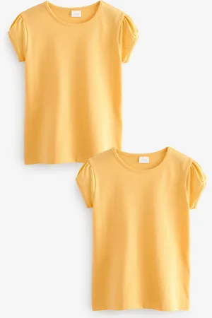 Next 100% bomulds-t-shirt med pufærmer 2 -pakke (3-16år)3 år (98cm)