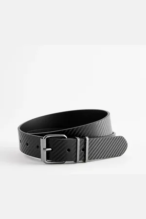 Next Faux Leather Carbon Embossed BeltL