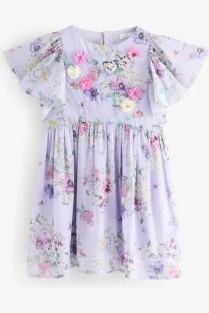 Next Angel Sleeve Embellished Dress (3-16yrs)9 år (134cm)