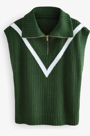 Next Funnel Neck Knitted TankS