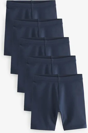 Next 5 Pack Cotton Rich Stræk cykelshorts (3-16år)9 år (134cm)